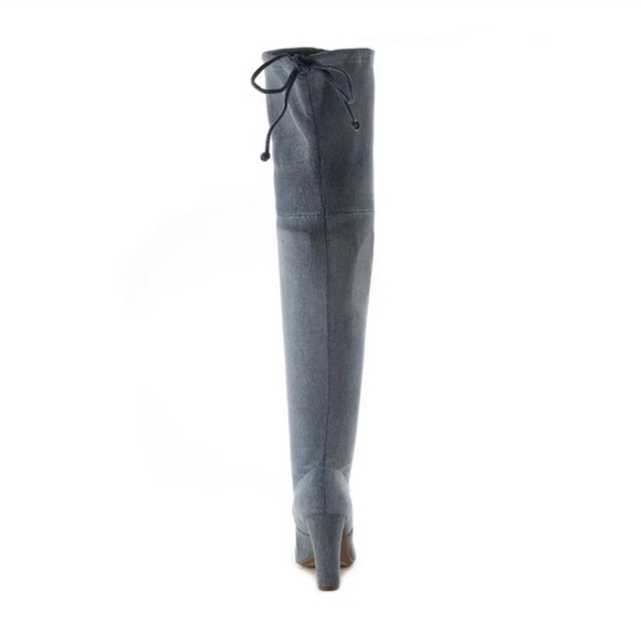 Zigi soho Knee-high Denim Boots - Picture 4 of 6